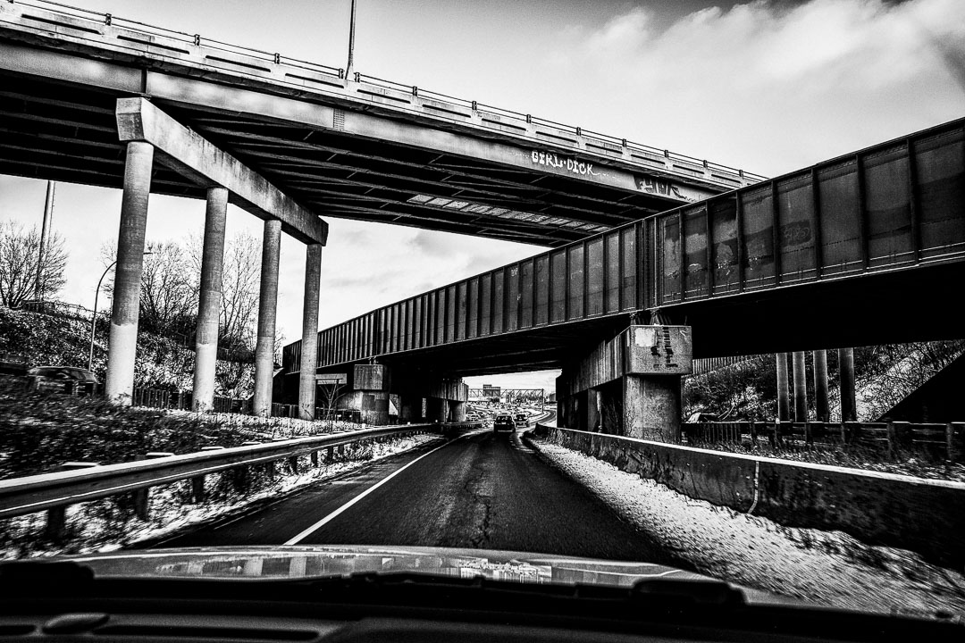 Highway overpasses, Roseville, Minnesota, 2021
