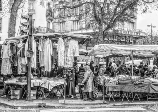 Marche´ de Belleville, Paris, 2011